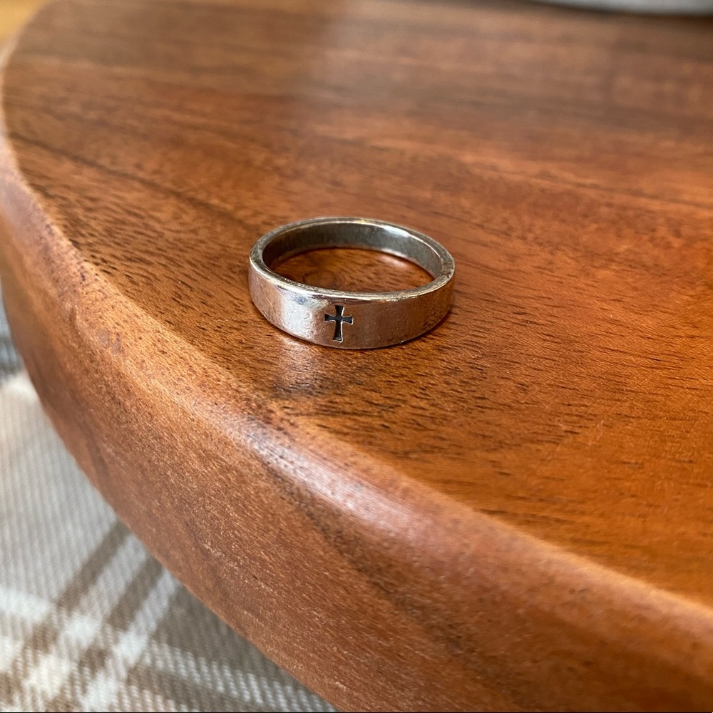 James Avery Silver Cross Ring